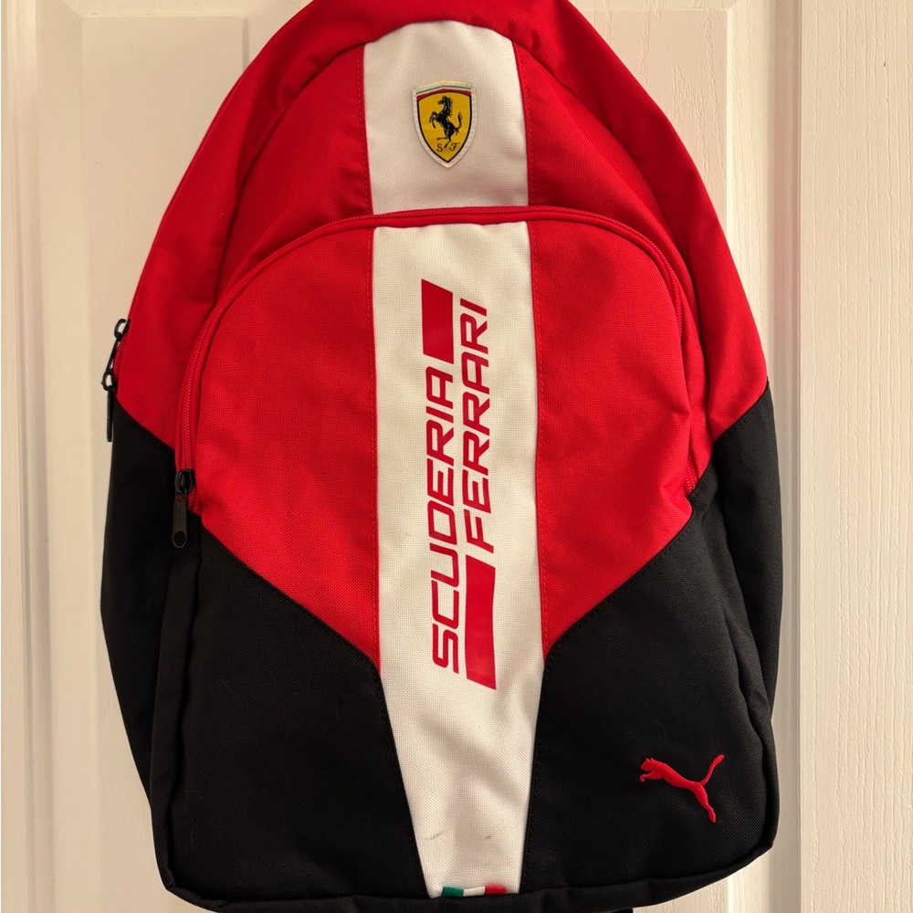 Puma Red and Black Scuderia Ferrari Backpack